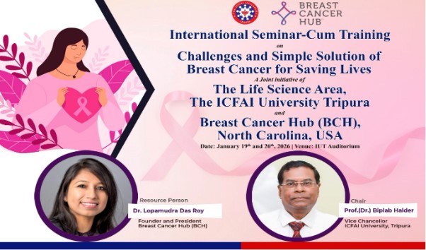 International Seminar-Cum Training  Program on “Challenges of and Simple Solution of Breast  Cancer for Saving Lives”