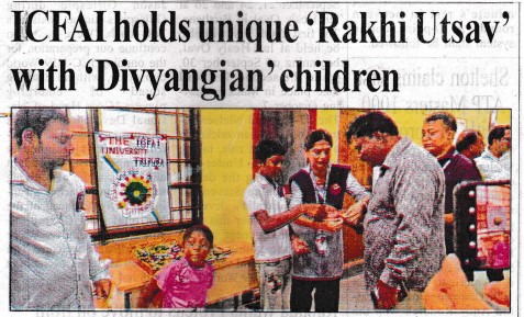 Unique Rakhi celebration with Divyang Children