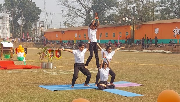 Cultural and Yoga Performances by ICFAI University Students on the 77th Republic Day