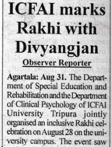 Rakhi Utsav with Divyangjan - 2026