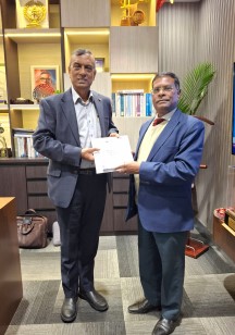 Courtesy Visit by Hon’ble Vice Chancellor of ICFAI University Tripura to Chairman, Bandhan Group