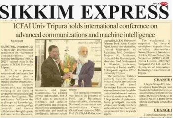 Inauguration of International Conference on “Advanced Communications and Machine Intelligence (MICA)”