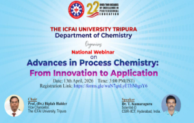 National Webinar on "Advances in Process Chemistry: From Innovation to Application"