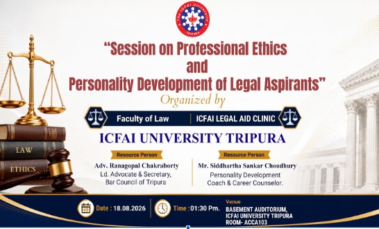 Session on Professional Ethics & Personality Development of Legal Aspirants